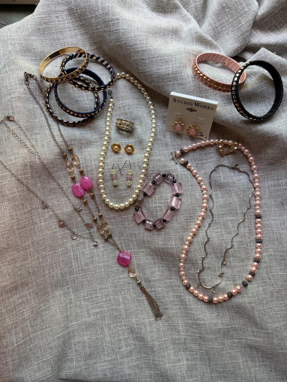 Assorted costume jewelry lot